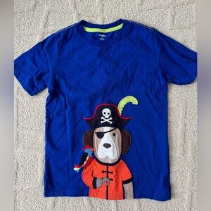Gymboree Pirate Dog Embroidered T-Shirt